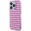 DKNY PC/TPU Repeat Pattern Zadní Kryt pro iPhone 15 Pro Max Pink