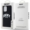 DKNY Liquid Silicone Arch Logo MagSafe Zadní Kryt pro iPhone 15 Pro Max Black