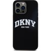 DKNY Liquid Silicone Arch Logo MagSafe Zadní Kryt pro iPhone 15 Pro Max Black
