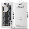 DKNY PU Leather Checkered Pattern Magsafe Zadní Kryt pro iPhone 15 Pro Max Black