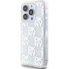 DKNY Liquid Glitter Checkered Pattern Zadní Kryt pro iPhone 15 Pro Transparent