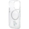 Karl Lagerfeld IML Karl and Choupette MagSafe Zadní Kryt pro iPhone 15 Pro Transparent
