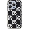 DKNY PC/TPU Checkered Pattern Zadní Kryt pro iPhone 15 Pro Black