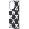 DKNY PC/TPU Checkered Pattern Zadní Kryt pro iPhone 15 Pro Black