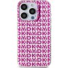 DKNY PC/TPU Repeat Pattern Zadní Kryt pro iPhone 15 Pro Pink