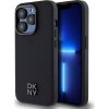 DKNY PU Leather Stack Logo Magsafe Zadní Kryt pro iPhone 15 Pro Black