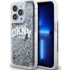 DKNY Liquid Glitter Arch Logo Zadní Kryt pro iPhone 15 Pro Black
