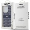 DKNY PC/TPU Repeat Pattern Tonal Stripe Magsafe Zadní Kryt pro iPhone 15 Pro Blue