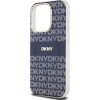 DKNY PC/TPU Repeat Pattern Tonal Stripe Magsafe Zadný Kryt pre iPhone 15 Pro Blue
