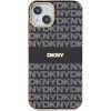 DKNY PC/TPU Repeat Pattern Tonal Stripe Magsafe Zadní Kryt pro iPhone 15 Black
