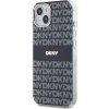 DKNY PC/TPU Repeat Pattern Tonal Stripe Magsafe Zadní Kryt pro iPhone 15 Black