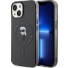 Karl Lagerfeld IML Ikonik MagSafe Zadní Kryt pro iPhone 15 Black