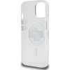 Karl Lagerfeld IML Glitter Karl and Choupette Sketch MagSafe Zadní Kryt pro iPhone 15 Transparent