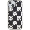 DKNY PC/TPU Checkered Pattern Zadný Kryt pre iPhone 15 Black