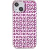 DKNY PC/TPU Repeat Pattern Zadný Kryt pre iPhone 15 Pink