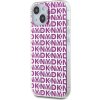 DKNY PC/TPU Repeat Pattern Zadný Kryt pre iPhone 15 Pink