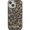 Karl Lagerfeld IML Leopard MagSafe Zadný Kryt pre iPhone 15 Brown