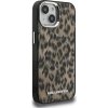 Karl Lagerfeld IML Leopard MagSafe Zadný Kryt pre iPhone 15 Brown
