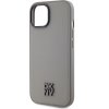 DKNY PU Leather Stack Logo Magsafe Zadní Kryt pro iPhone 15 Grey