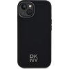 DKNY PU Leather Stack Logo Magsafe Zadní Kryt pro iPhone 15 Black
