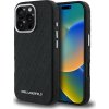 Karl Lagerfeld Grained PU Repeated Logo MagSafe Zadní Kryt pro iPhone 16 Pro Max Black