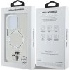 Karl Lagerfeld IML Karl and Choupette MagSafe Zadní Kryt pro iPhone 16 Pro Max Transparent
