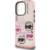 Karl Lagerfeld IML Multi K&CH Heads Zadní Kryt pro iPhone 16 Pro Max Pink
