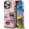Karl Lagerfeld IML Multi K&CH Heads Zadní Kryt pro iPhone 16 Pro Max Pink