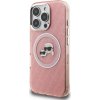 Karl Lagerfeld IML K&CH Heads Repeated Logo MagSafe Zadní Kryt pro iPhone 16 Pro Max Pink