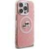Karl Lagerfeld IML K&CH Heads Repeated Logo MagSafe Zadní Kryt pro iPhone 16 Pro Max Pink