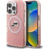 Karl Lagerfeld IML K&CH Heads Repeated Logo MagSafe Zadní Kryt pro iPhone 16 Pro Max Pink