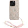Guess PU Leather 4G Colored Ring Strap MagSafe Zadní Kryt pro iPhone 16 Pro Pink
