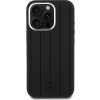 Mercedes Liquid Silicon Stripes Pattern MagSafe Zadní Kryt pro iPhone 16 Pro Black