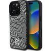 DKNY PU Leather Crosswalk Pattern Magsafe Zadní Kryt pro iPhone 16 Pro Ivory
