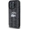 Lacoste Blend Monogram MagSafe Zadní Kryt pro iPhone 16 Pro Black