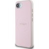 Guess PU Grained Classic Logo MagSafe Zadní Kryt pro iPhone 16e Pink