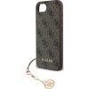 Guess 4G Charm Zadný Kryt pre iPhone 16e Tone on Tone Brown