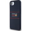 Red Bull Silicone Horizontal Logo MagSafe Zadný Kryt pre iPhone 16e Navy