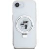 Karl Lagerfeld Ringstand Karl and Choupette MagSafe Zadný Kryt pre iPhone 16e White