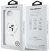 Karl Lagerfeld Ringstand Karl and Choupette MagSafe Zadný Kryt pre iPhone 16e White