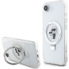 Karl Lagerfeld Ringstand Karl and Choupette MagSafe Zadný Kryt pre iPhone 16e White
