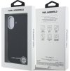Karl Lagerfeld Grained PU Repeated Logo MagSafe Zadní Kryt pro iPhone 16 Black
