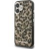 Karl Lagerfeld IML Leopard MagSafe Zadní Kryt pro iPhone 16 Brown