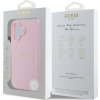 Guess PU Grained Classic Logo MagSafe Zadní Kryt pro iPhone 16 Pink