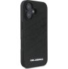 Karl Lagerfeld PU Quilted Pattern Zadní Kryt pro iPhone 16 Black