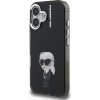 Karl Lagerfeld IML Aquarelle Karl Zadní Kryt pro iPhone 16 Black