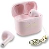 Guess Classic Logo Charm TWS Bezdrátová Sluchátka Pink
