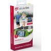 Športové púzdro CellularLine WAISTBAND RUNNING s priehľadom, univerzálna veľkosť, limetková