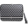 DKNY PU Leather Checkered Pattern and Stripe Obal na Notebook 13/14" Black