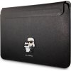 Karl Lagerfeld Saffiano Karl and Choupette Obal na Notebook 13/14" Black